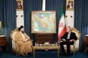 رایزنی حکیم و لاریجانی در تهران