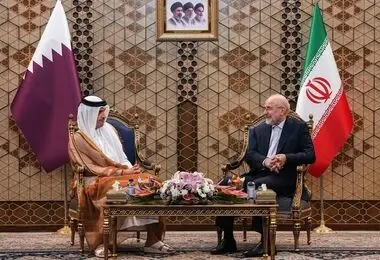 قالیباف با نخست وزیر قطر دیدار کرد 