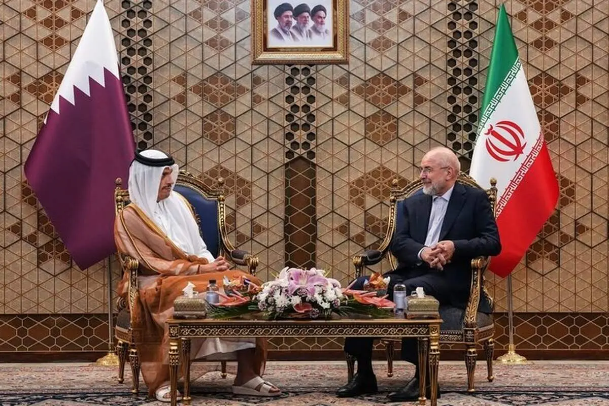 قالیباف با نخست وزیر قطر دیدار کرد 