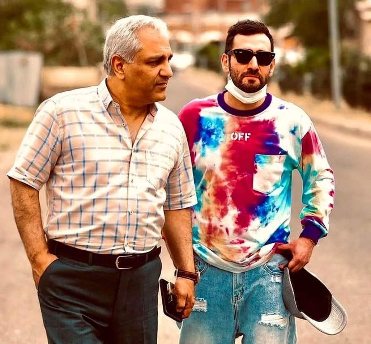  نعیمه نظام دوست و مهران مدیری 30سال پیش کنار هم/ فیلم