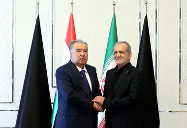 دیدار روسای جمهور ایران و تاجیکستان برگزار شد 