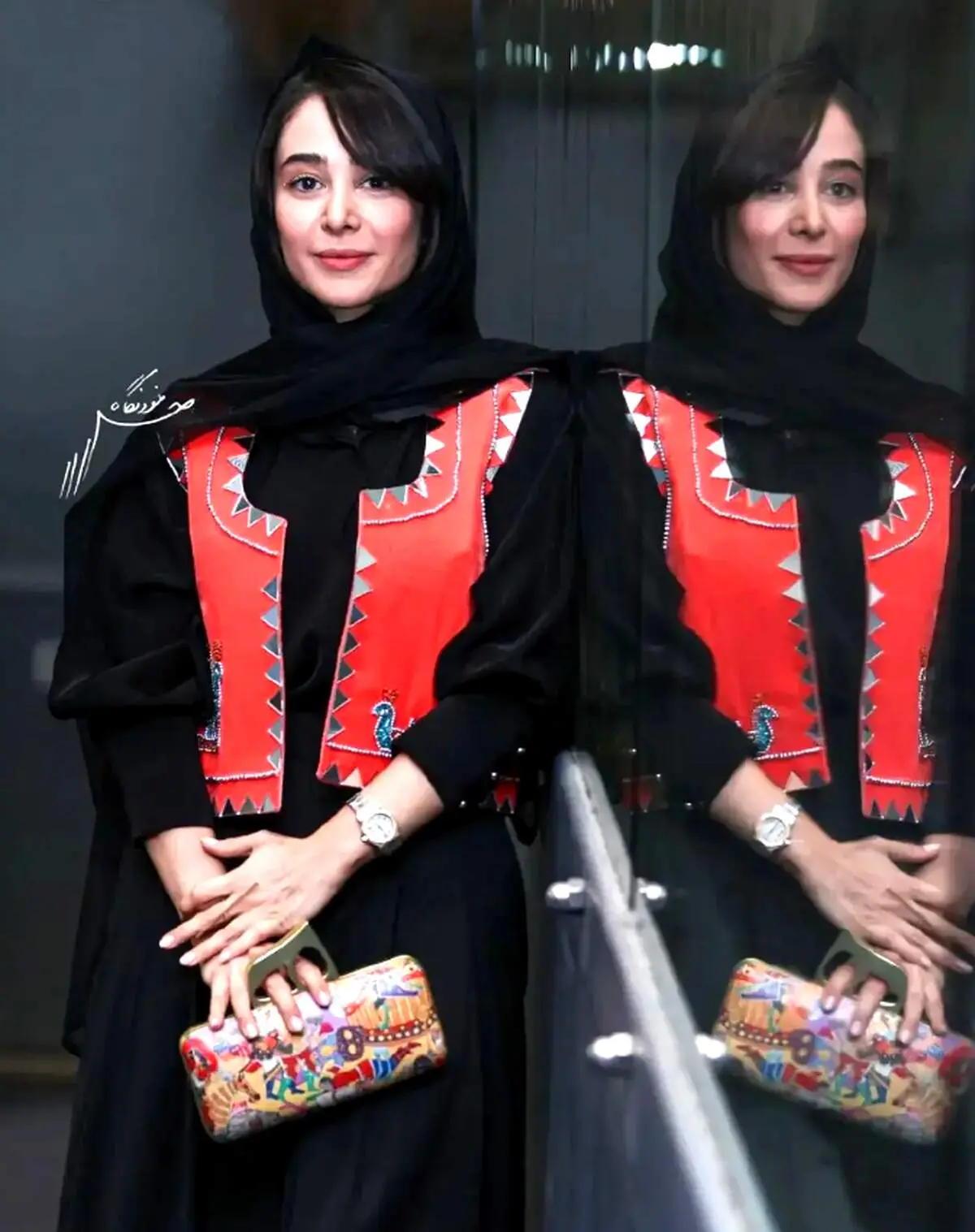 الناز حبیبی در ۱۹ سالگی وقتی بینی اش را عمل نکرده بود/ عکس