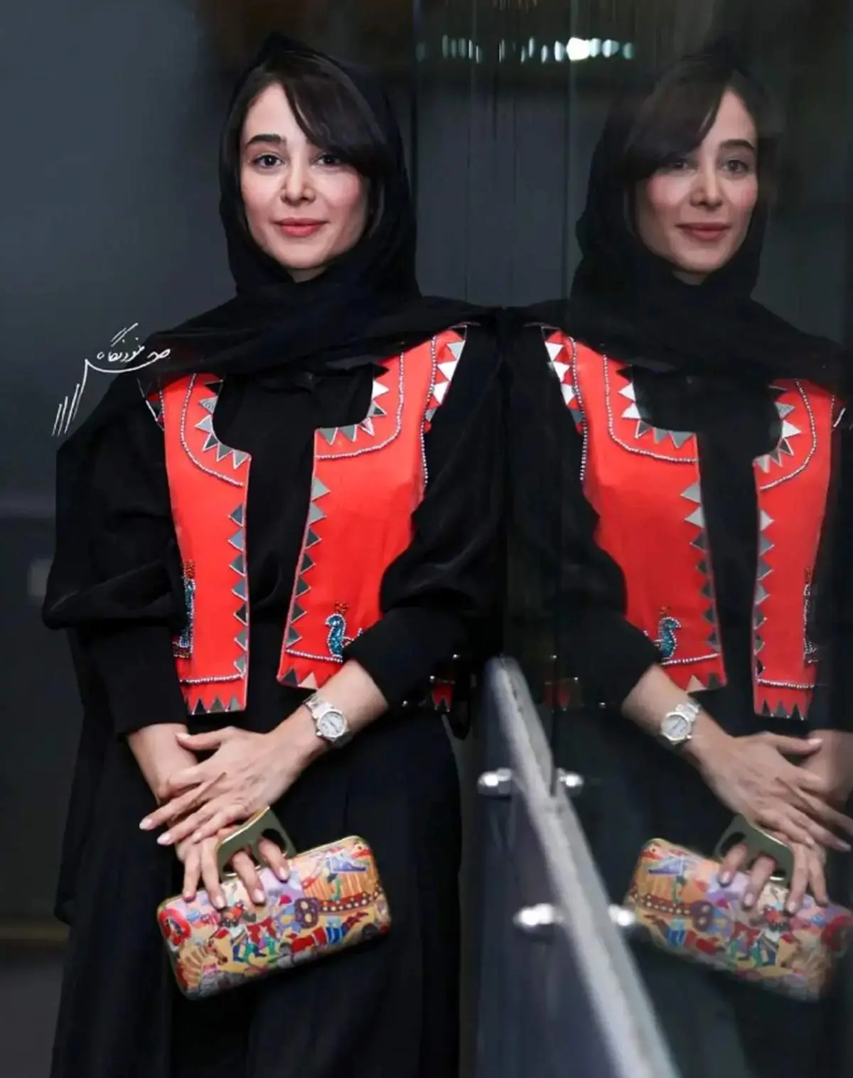الناز حبیبی در ۱۹ سالگی وقتی بینی اش را عمل نکرده بود/ عکس