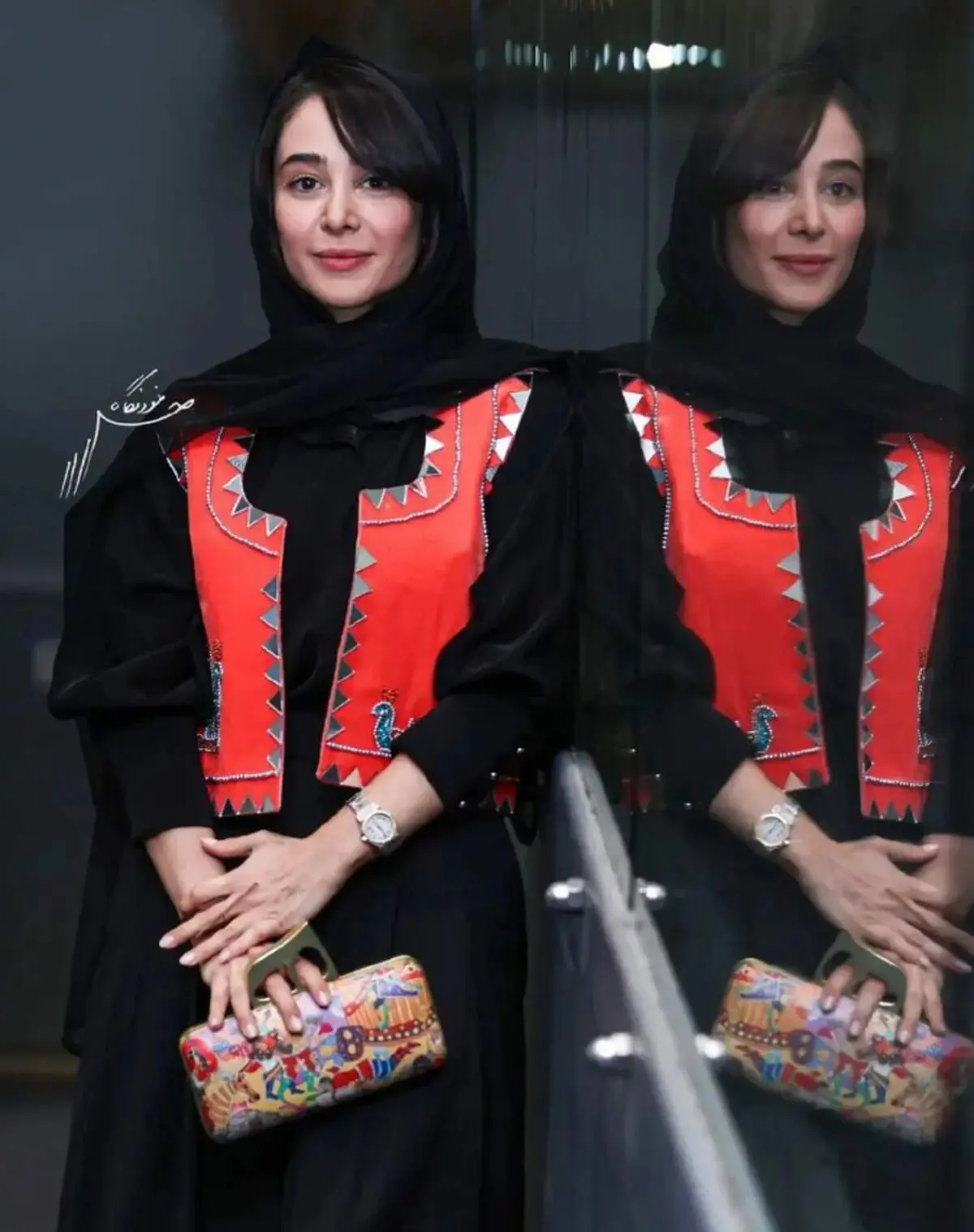 الناز حبیبی در ۱۹ سالگی وقتی بینی اش را عمل نکرده بود/ عکس