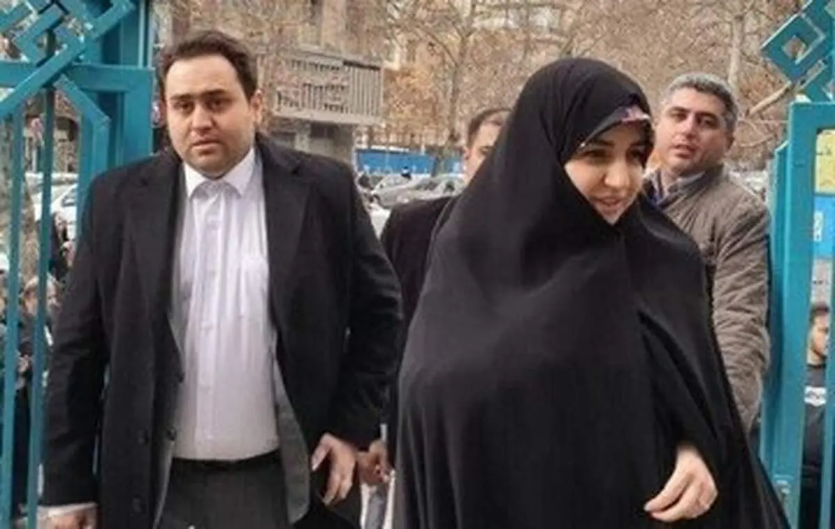  مریم روحانی دختر حسن روحانی و همسرش/ عکس