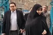  مریم روحانی دختر حسن روحانی و همسرش/ عکس