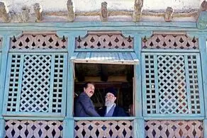 تصویر خاص از رهبر انقلاب در شهرک سینمایی فیلم محمد رسول الله  + ببینید 