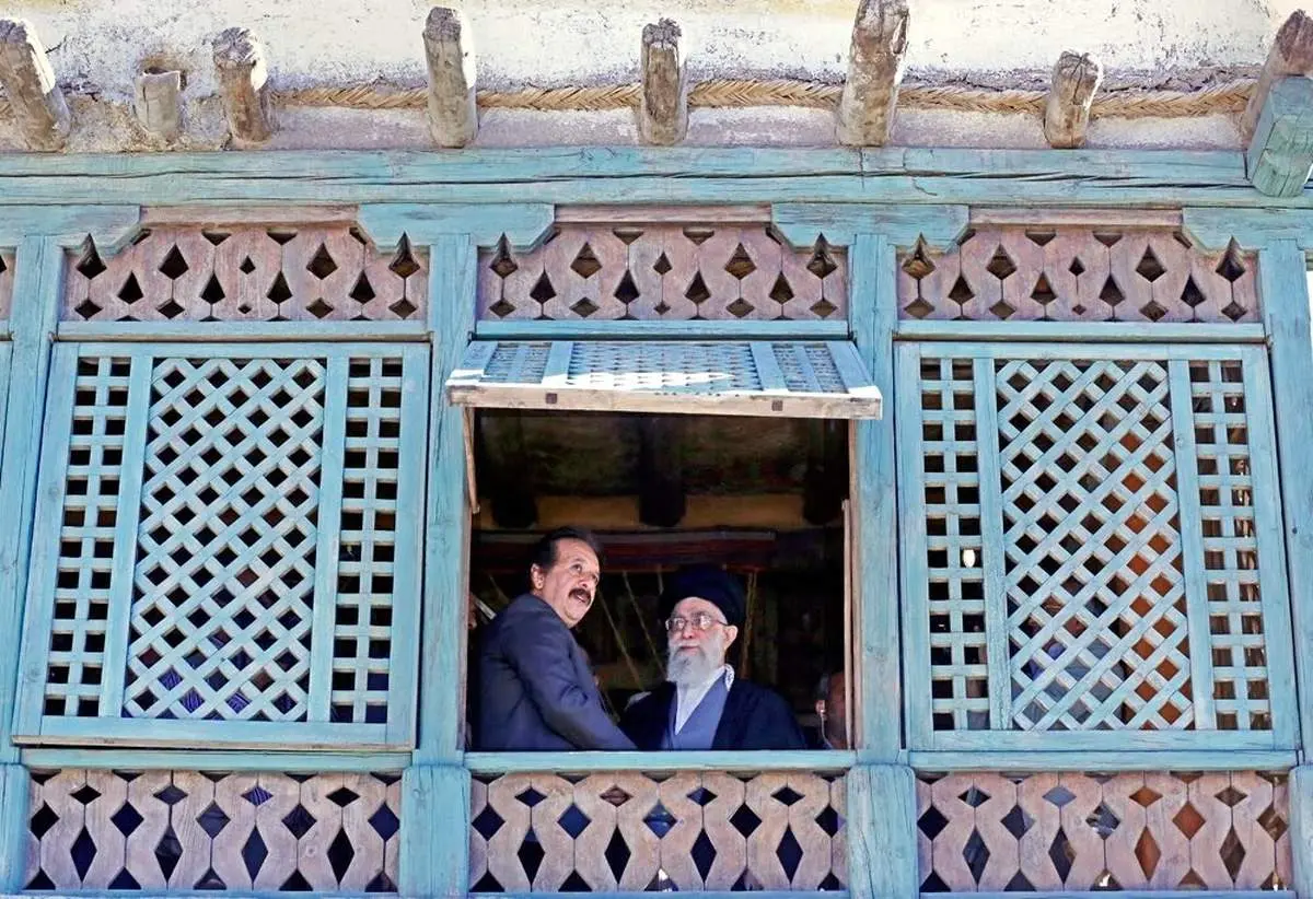 تصویر خاص از رهبر انقلاب در شهرک سینمایی فیلم محمد رسول الله + ببینید