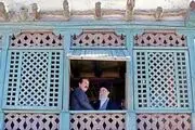 تصویر خاص از رهبر انقلاب در شهرک سینمایی فیلم محمد رسول الله  + ببینید 