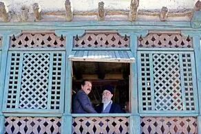 تصویر خاص از رهبر انقلاب در شهرک سینمایی فیلم محمد رسول الله  + ببینید 