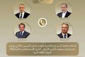 رایزنی تلفنی وزیر خارجه مصر با عراقچی، گروسی و ویتکاف درباره پرونده هسته‌ای ایران