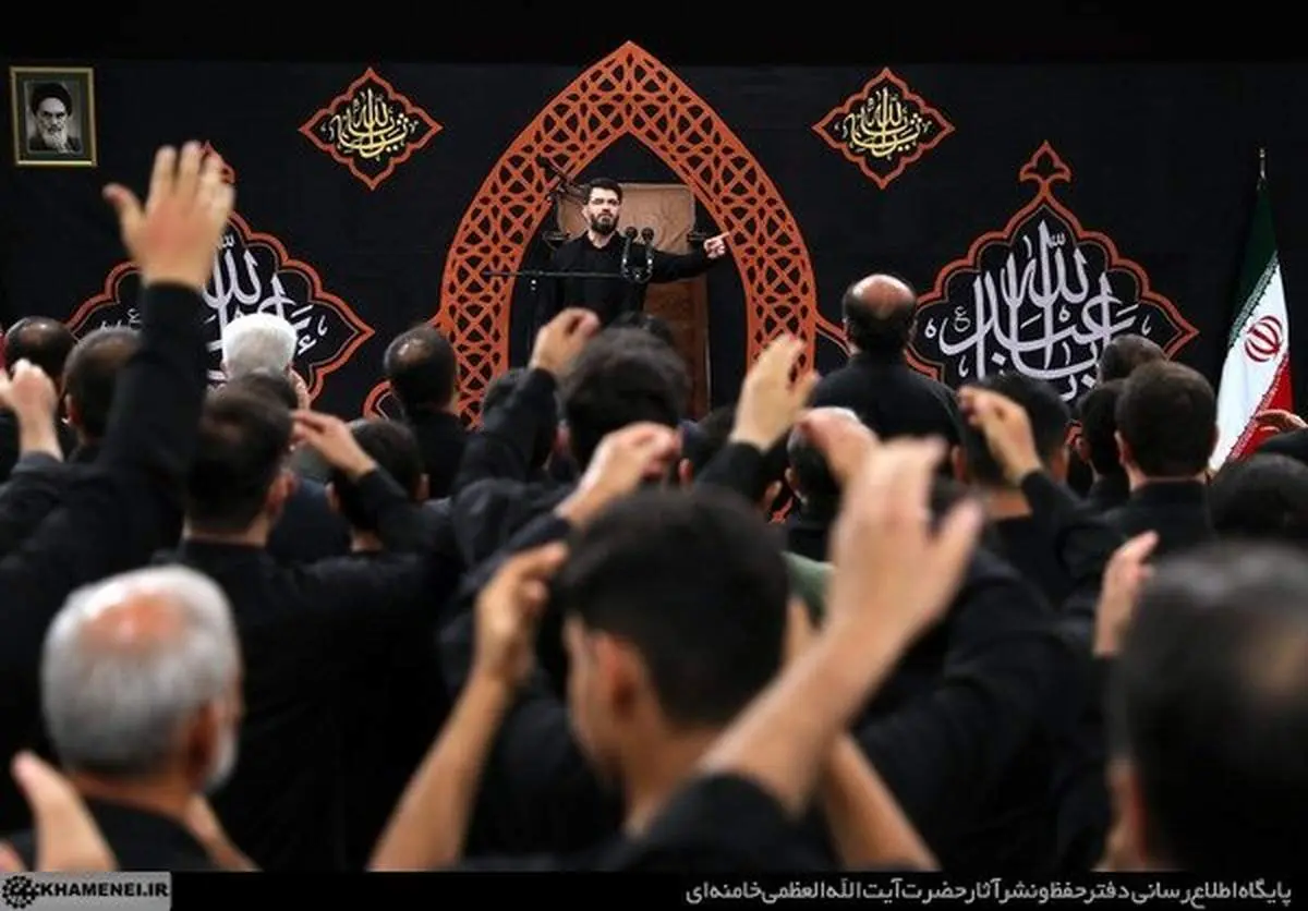 مراسم عزاداری حضرت اباعبدالله الحسین علیه‌السلام در حسینیه امام خمینی برگزار شد
