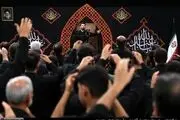 مراسم عزاداری حضرت اباعبدالله الحسین علیه‌السلام در حسینیه امام خمینی برگزار شد