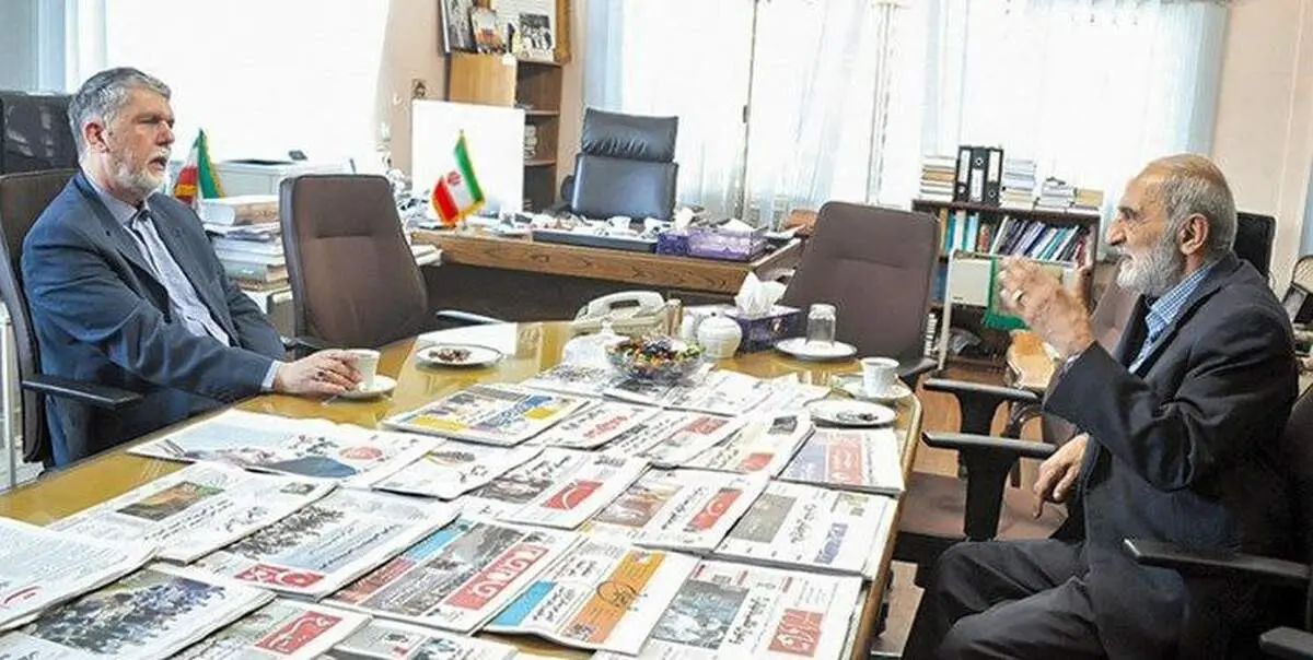 دیدار مدیر موسسه اطلاعات با مدیرمسئول روزنامه کیهان