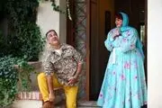 ژست جذاب نعیمه نظام‌دوست و پژمان جمشیدی/ عکس