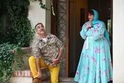 ژست جذاب نعیمه نظام‌دوست و پژمان جمشیدی/ عکس