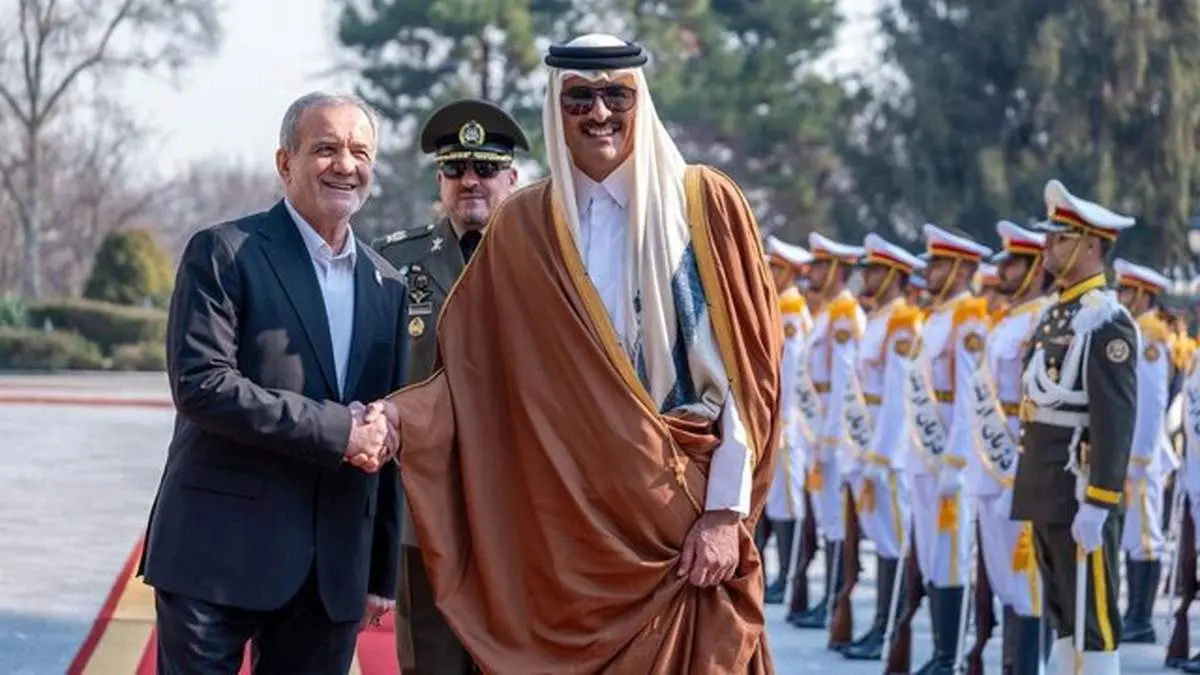 پیام امیر قطر پس از بازگشت از تهران 