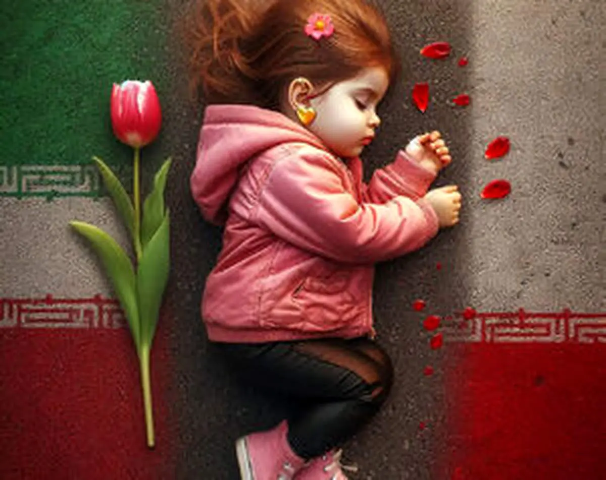 تصویر سوزناک از مزار دختر کاپشن صورتی با گوشوارههای قلبی/ عکس