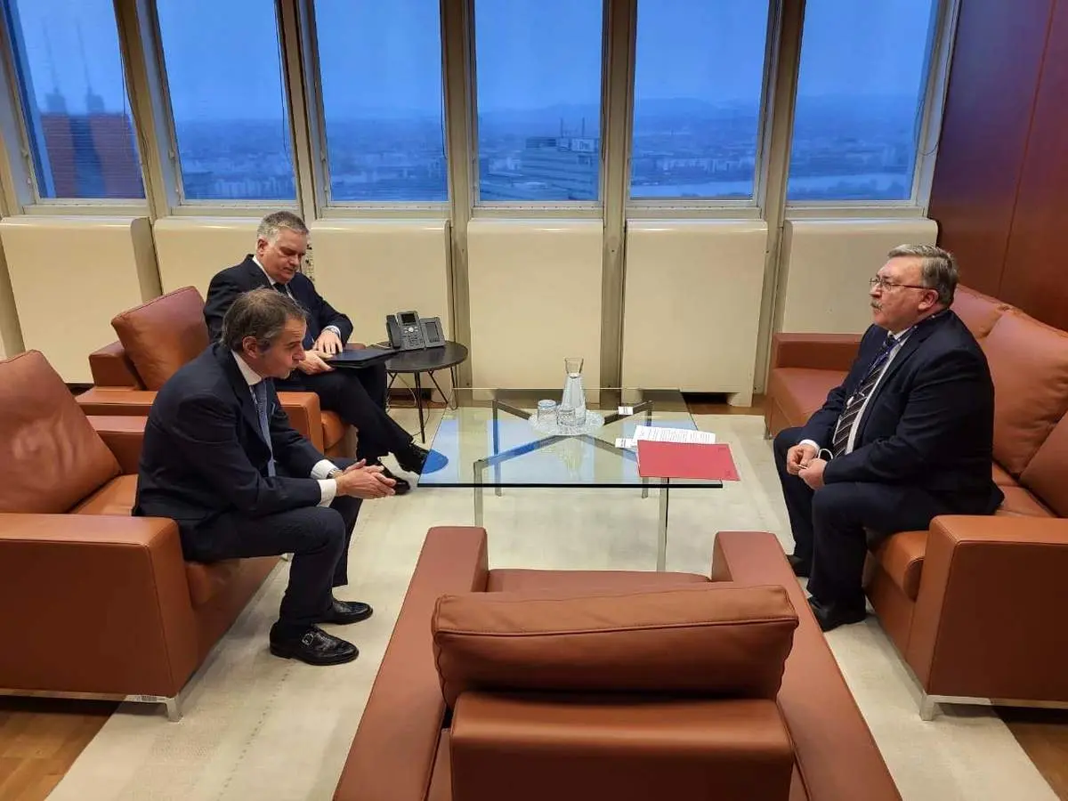 گروسی پس از بازگشت از تهران با نماینده روسیه دیدار کرد+جزییات دیدار 