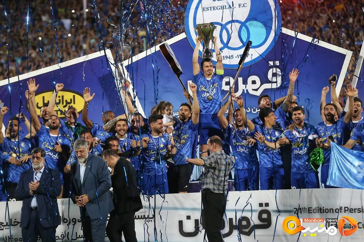 نوه امام در جشن قهرمانی مقتدرانه استقلال+ببینید