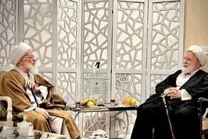 آیت الله بیات‌ زنجانی با مهدی کروبی دیدار کرد 