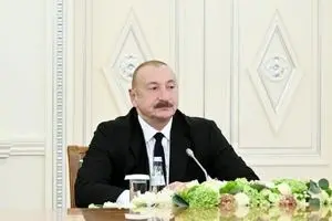 پیام الهام علی اف به مسعود پزشکیان 