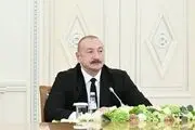 پیام الهام علی اف به مسعود پزشکیان 