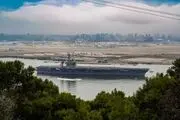 ناو هواپیمابر تئودور روزولت آمریکا را به مقصد خاورمیانه ترک کرد