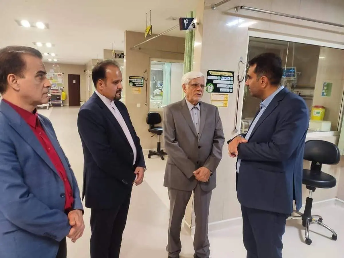 عیادت عارف از مجروحان حادثه تروریستی راسک/ توصیه به نهادهای مدافع امنیت  