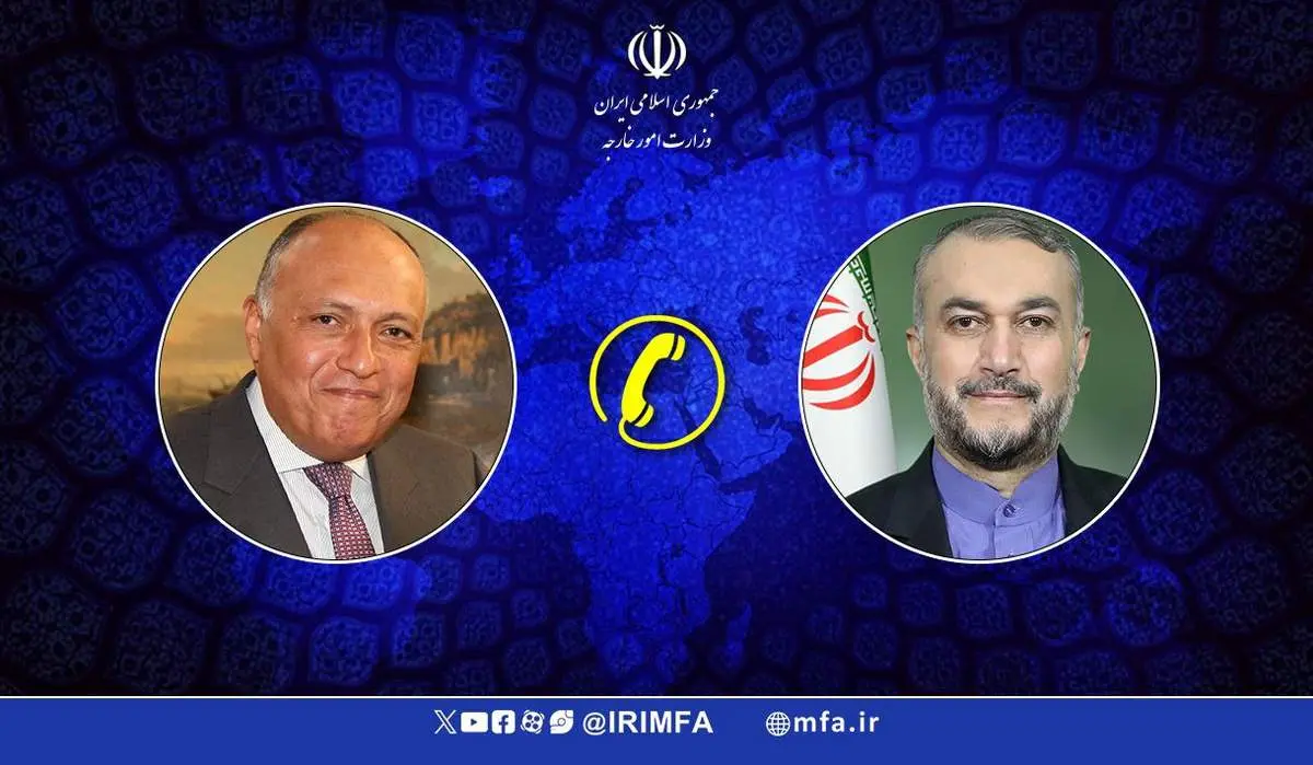 گفتگوی تلفنی امیرعبداللهیان با وزیر امور خارجه مصر 