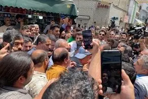 عکس از مسعود پزشکیان در میدان شوش + ببینید 