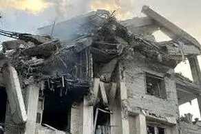 ببینید تخریب ساختمان بهزیستی قصر شیرین پس از حمله اسرائیل به ایران!
