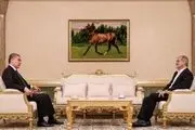 دیدار و گفتگوی پزشکیان با رهبر ملی ترکمنستان