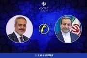 گفتگوی تلفنی وزرای امور خارجه جمهوری اسلامی ایران و ترکیه 