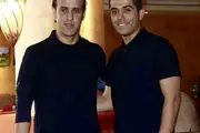 علی کریمی در کنار محرم اسرار کی‌روش/عکس