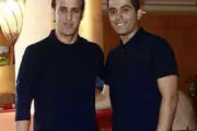 علی کریمی در کنار محرم اسرار کی‌روش/عکس
