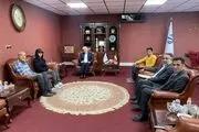 دیدار الناز رکابی با وزیر ورزش