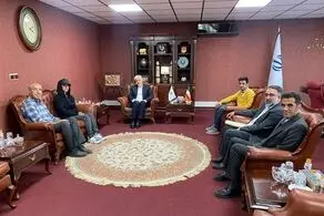دیدار الناز رکابی با وزیر ورزش