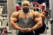  هیکل ورزیده پسر هادی چوپان همه را شگفت زده کرد/ عکس