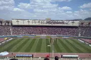 تصویر شوکه‌کننده از استادیوم تبریز